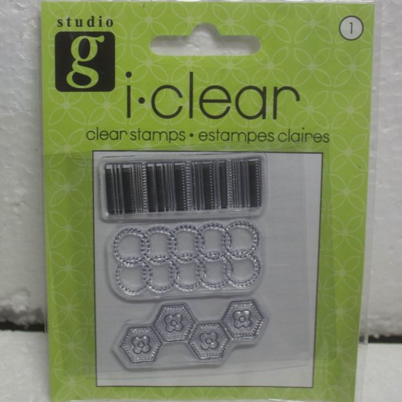 Set of 6 Packs of Clear Mini Stamps by Studio G and Studio 112 - Picture 4 of 7